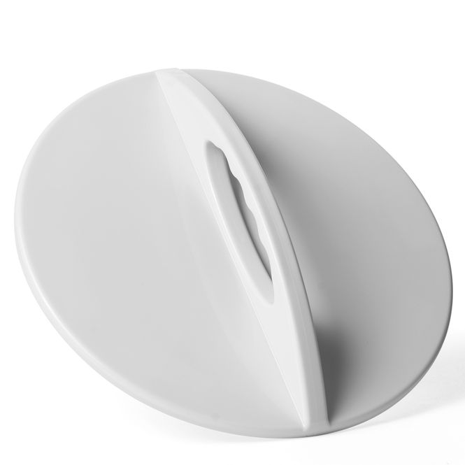 Hovedbilde Nakkespeil med veggfeste hvit